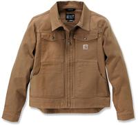 Carhartt Chaqueta de pato Rugged Flex de ajuste relajado para hombre, Carhartt Brown, XX-Large