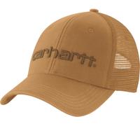 Carhartt Canvas Mesh-Back Logo Graphic Cap, Gorra para Unisex Adulto, Carhartt Brown/Oiled Walnut, Talla única