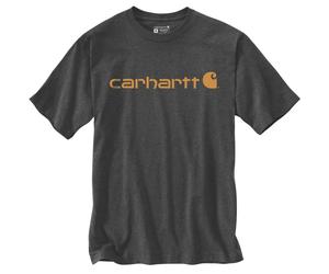 Carhartt EMEA Core Logo Workwear Short Sleeve Camiseta, gris oscuro, Talla XL
