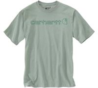Carhartt EMEA Core Logo Workwear Short Sleeve Camiseta, gris-verde, tamaño L para Hombres