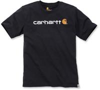 Carhartt EMEA Core Logo Workwear Short Sleeve Camiseta, negro, Talla L