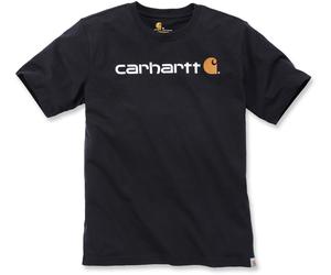 Carhartt EMEA Core Logo Workwear Short Sleeve Camiseta, negro, tamaño S para Hombres