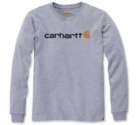 Carhartt EMEA Workwear Signature Graphic Core Logo Longsleeve, Gris claro, Talla XL