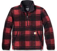 Carhartt Fairbanks Pullover, rojo/negro, Talla M