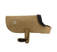 Carhartt Firm Duck - Abrigo Aislado para tareas del Perro, Abrigo Duradero Resistente a la Intemperie, marrón Carhartt Brown, Talla L