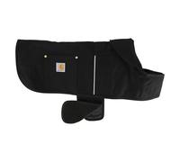Carhartt Firm Duck - Abrigo para Perro, Chaqueta Aislante Resistente a la Intemperie para Condiciones frías y ventosas, Color Negro, Talla L