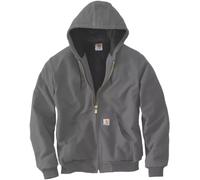 Carhartt Firm Duck Insulated Flannel-Lined Active Chaqueta Textil, gris, Talla XXL