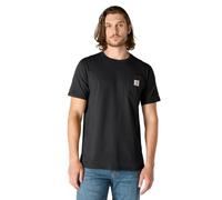 Carhartt Force Relaxed Fit Midweight Short Sleeve Pocket Camiseta, negro, tamaño L para Hombres