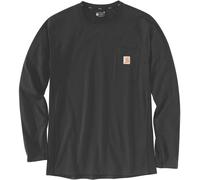 Carhartt Force Flex Pocket Camisa de manga larga, negro, tamaño S para Hombres