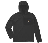 Carhartt Force Ironwood Relaxed Half-Zip Sudadera, negro, Talla S
