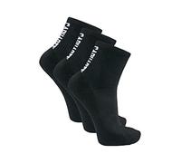 Carhartt Force Midweight Logo Short Crew Sock 3 Pack Calcetines, Negro, L (Pack de 3) Hombres