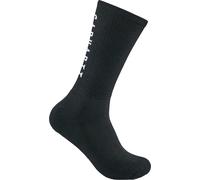 Carhartt Force Midweight Logo Crew Calcetines (3 pares), negro, Talla XL