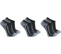 Carhartt Force Midweight Low Cut Calcetines (3 pares), negro-gris, tamaño XL para Hombres