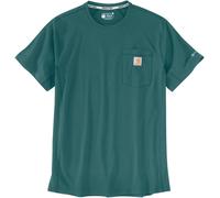 Carhartt Force Relaxed Camiseta, Verde azulado, Talla L