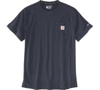 Carhartt Force Relaxed Fit Midweight Short Sleeve Pocket Camiseta, azul oscuro, Talla XXL
