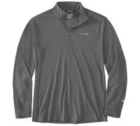 Carhartt Force Sun Defender Relaxed Half-Zip Camisa funcional, Colores del acero, Talla XL