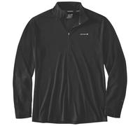 Carhartt Force Sun Defender Relaxed Half-Zip Camisa funcional, negro, Talla S