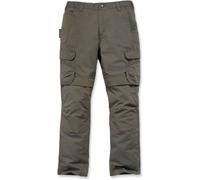 Carhartt Full Swing Steel, pantalones del cargo W30/L30 male Gris Oscuro/Verde