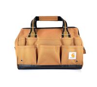Carhartt Gear B0000351 Bolsa de herramientas pesada de 25 bolsillos de 14 pulgadas, talla única, color marrón Carhartt
