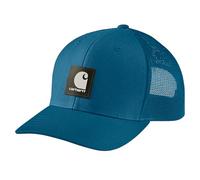 Carhartt Gorra de Sarga Flexible y Resistente para Hombre, Deep Lagoon, Talla única