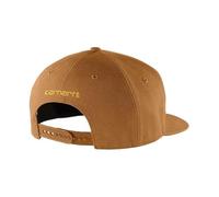 Carhartt Gorra en lona de algodón con visera plana Unisex, Carhartt Brown, OFA