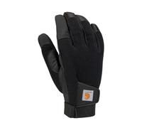 Carhartt Synthetic Leather High Dexterity Touch Sensitive Secure Cuff Glove Guantes para Clima frío, Negro, L Hombres