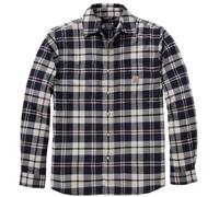 Carhartt Hamilton Relaxed LS Plaid Camisa, Azul marino/blanco, Talla S