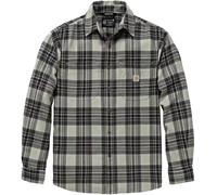 Carhartt Hamilton Relaxed LS Plaid Camisa, Gris claro/gris oscuro, Talla S