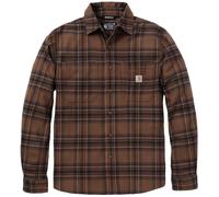Carhartt Hamilton Relaxed LS Plaid Camisa, marrón, Talla 2XL
