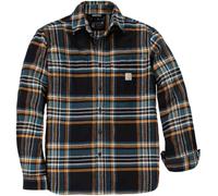 Carhartt Hamilton Relaxed LS Plaid Camisa, negro, tamaño M para Hombres