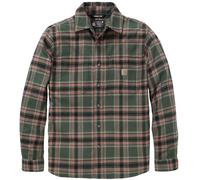 Carhartt Hamilton Relaxed LS Plaid Camisa, verde/rojo/negro, Talla L
