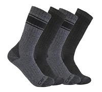 Carhartt Heavyweight-Calcetines de Entrenamiento (4 Unidades), Negro, L (Pack de 4) para Hombre