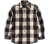 Carhartt Heavyweight Flannel Plaid Camisa, beige, tamaño L para Hombres