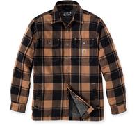 Camisa Carhartt Flannel Sherpa-Lined Jac Hombre Marrón XL