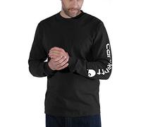 Carhartt Logo, camiseta manga larga XXL male Negro