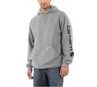 Carhartt Hombre Capucha Holgado Peso Medio Logo Manga Gráfico Trabajo Sudadera