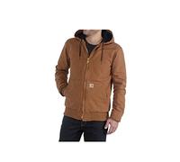 Carhartt, Hombre, Chaqueta De Estilo Deportivo, Aislada, En Algodón De Lona Con Efecto Desgastado, Ajuste Holgado, Marrón Carhartt®, L