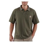 Carhartt Contractors Work Pocket Polo, verde, tamaño S para Hombres