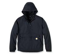 Carhartt Rain Defender Loose Fit Lightweight Packable Chaqueta, negro, tamaño L para Hombres
