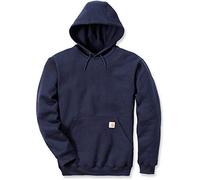 Carhartt, Hombre, Sudadera, Ajuste Holgado, Tejido De Grosor Medio, Azul marino nuevo, XXL