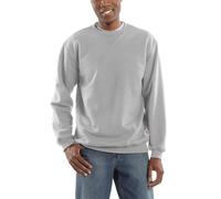 Carhartt Midweight Crewneck Sudadera, gris, tamaño 2XL para Hombres