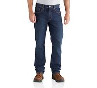 Carhartt, Hombre, Vaquero Con 5 Bolsillos, Ajuste Ligeramente Holgado, Tecnología Rugged Flex®, Azul Superior, W31 / L32