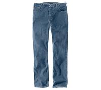 Carhartt Rugged Flex Straight Tapered Pantalones vaqueros, azul, tamaño 36 para Hombres