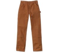 Carhartt Iconic B01 Firm Duck Double-Front Dungaree Jadeo, marrón, Talla 40/32