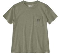 Carhartt Irvine Relaxed Camiseta de mujer, oliva/verde, Talla XS