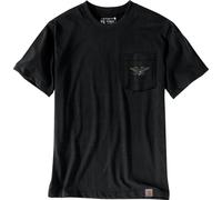 Carhartt Irvine Relaxed Hardwork Eagle Camiseta, negro, Talla XL