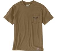 Carhartt Irvine Relaxed Hardwork Eagle Camiseta, oliva, Talla 2XL