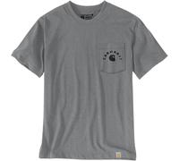 Carhartt Irvine Relaxed Work Camiseta, negro-gris, tamaño S para Hombres