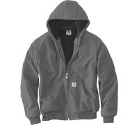 Carhartt Firm Duck Insulated Flannel-Lined Active Chaqueta Textil, gris, tamaño 2XL para Hombres