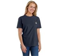 Carhartt Workwear Pocket Camiseta para mujeres, azul, tamaño M
